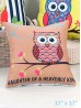 Owl Print Cushion & Filler